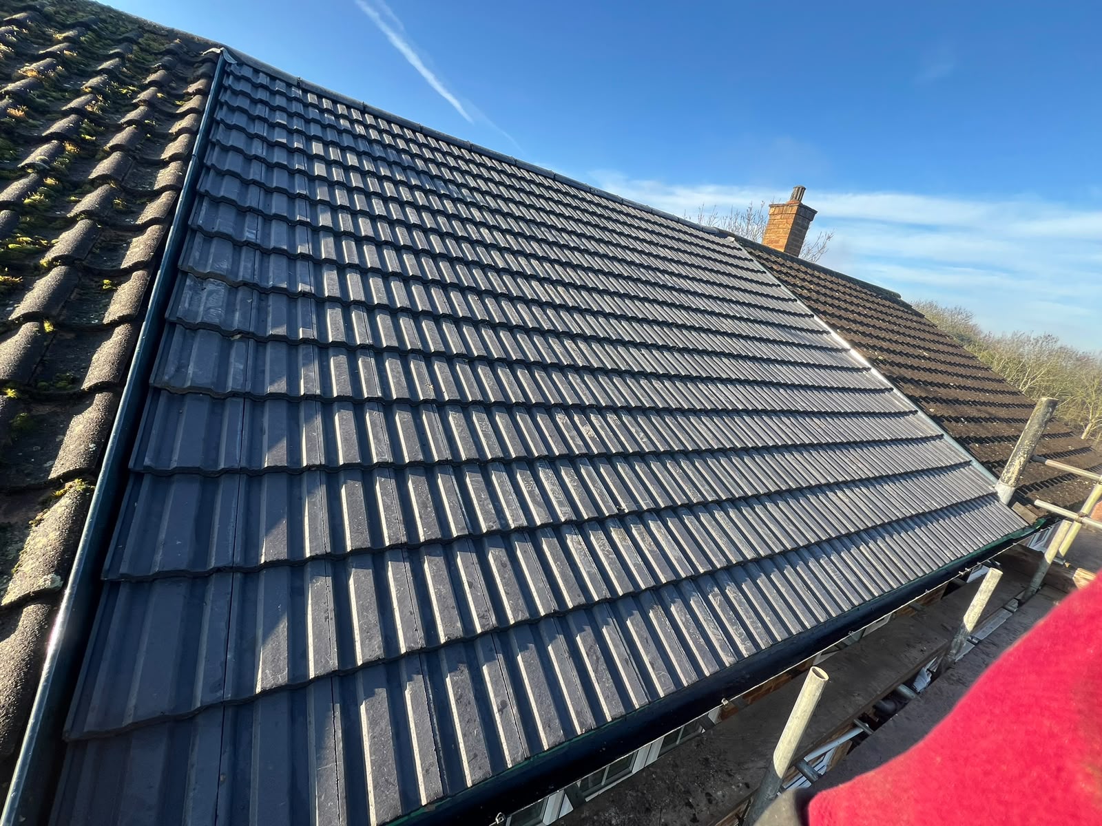 Completed emergency roof repair