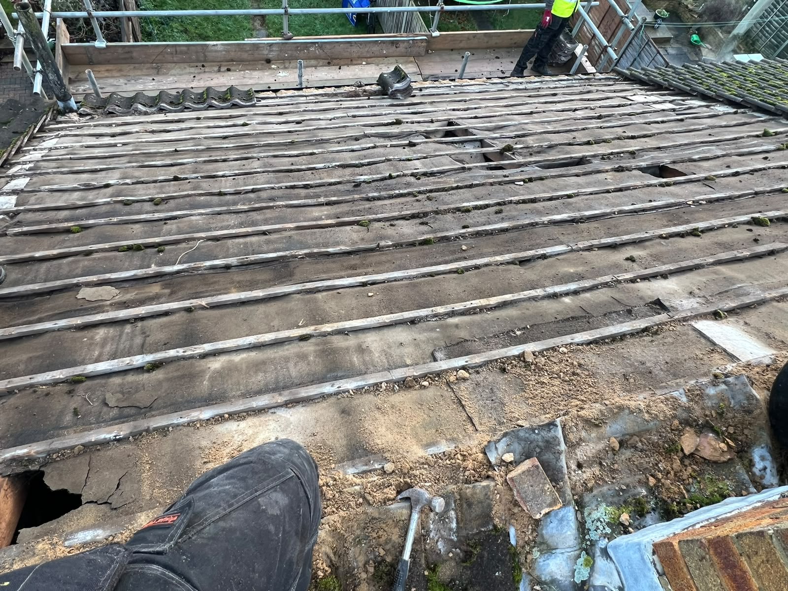 Completed roofing project